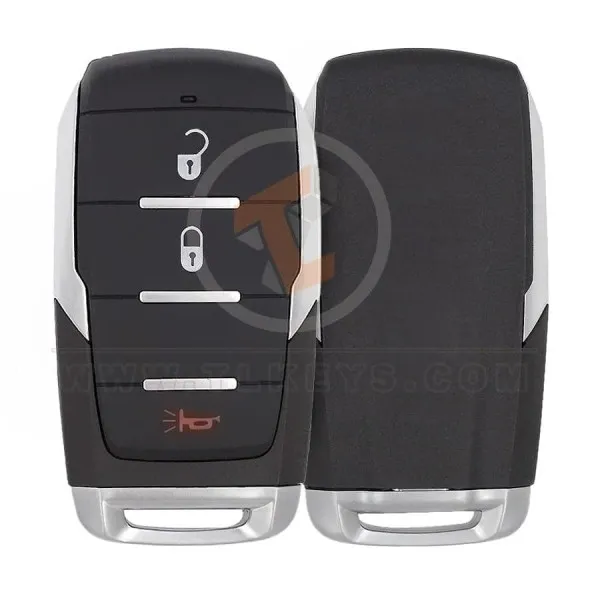 Dodge RAM Smart Proximity 2019 2021 P/N: 68291687AD 433MHz 3 Buttons Buttons 3