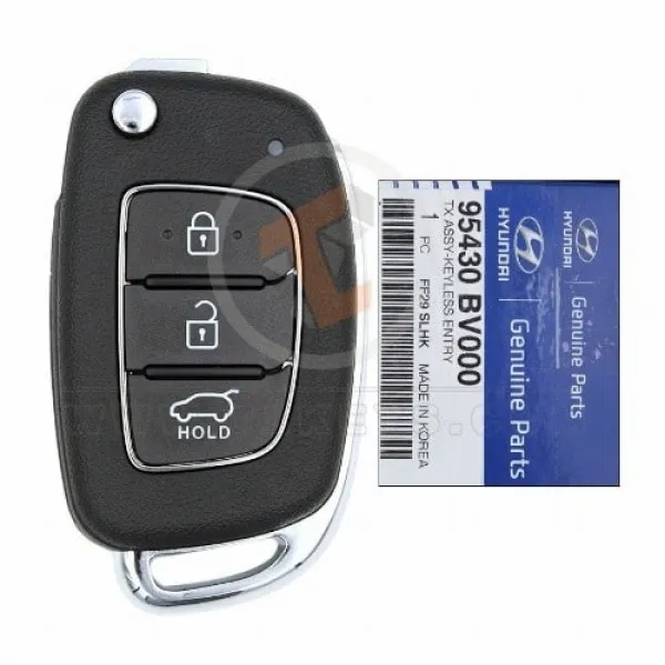 Genuine Hyundai Creta Flip Key Remote 2021 2022 P/N: 95430-BV000 Transponder Chip ATMEL AES