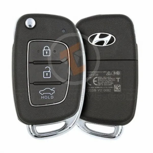 Genuine Hyundai Sonata Flip Key Remote 2017 2019 P/N: 95430-C1300 Buttons 3