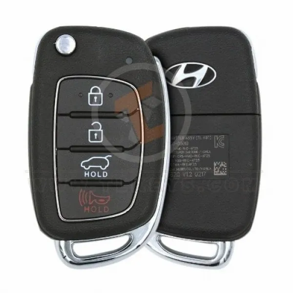 Genuine Hyundai Tucson Flip Key Remote 2015 2019 P/N: 95430-D3010 Buttons 4