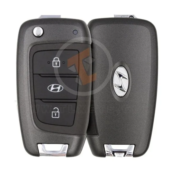 Genuine Hyundai Santro Flip Key Remote 2021 P/N: 95430-CG120 433MHz Buttons 2