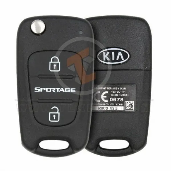 Genuine Kia Sportage Flip Key Remote 2005 2011 P/N: 95430-1F610 Transponder Chip PCF7936A