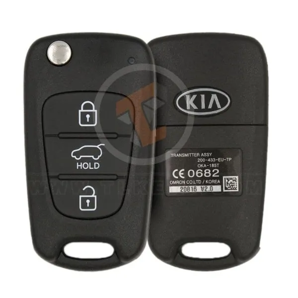 Genuine Kia Ceed Ceed Pro Flip Key Remote 2009 2012 P/N: 95430-1H510 Transponder Chip ID 46