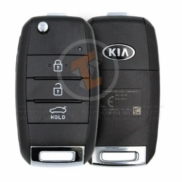 Genuine Kia Rio Flip Key Remote 2014 2017 P/N: 95430-1W053 433MHz Transponder Chip DST80