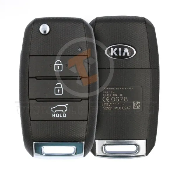 Genuine Kia Ceed Flip Key Remote 2013 2018 P/N: 95430-A2100 433MHz Transponder Chip ID 4D