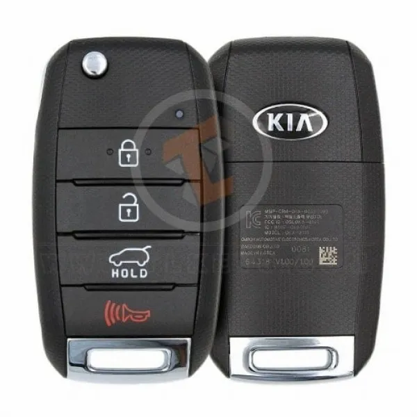 Genuine Kia Sorento Flip Key Remote 2015 2019 P/N: 95430-C5100 433MHz Panic Button Yes