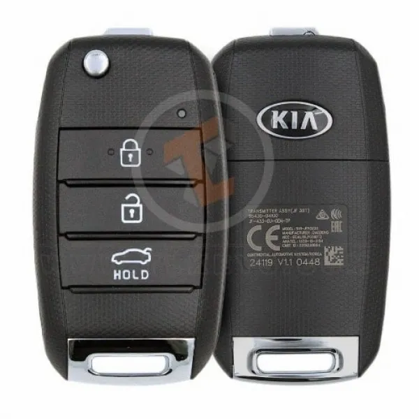 Genuine Kia Optima Flip Key Remote 2016 2019 P/N: 95430-D4100 433MHz Transponder Chip ID 4D