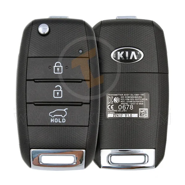Genuine Kia Sportage Flip Key Remote 2013 2016 P/N: 95430-3W200 Buttons 3