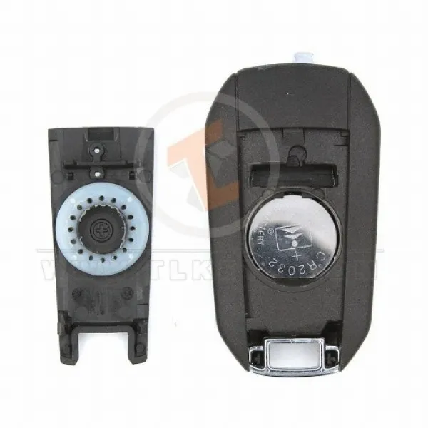  Peugeot 508 301 Flip Key Remote 2013 2017 433MHz 3 Buttons Panic Button No