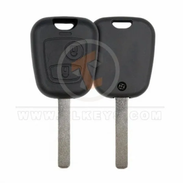  Peugeot 407 Head Key Remote 2000 2007 433MHz 2 Buttons Status Aftermarket