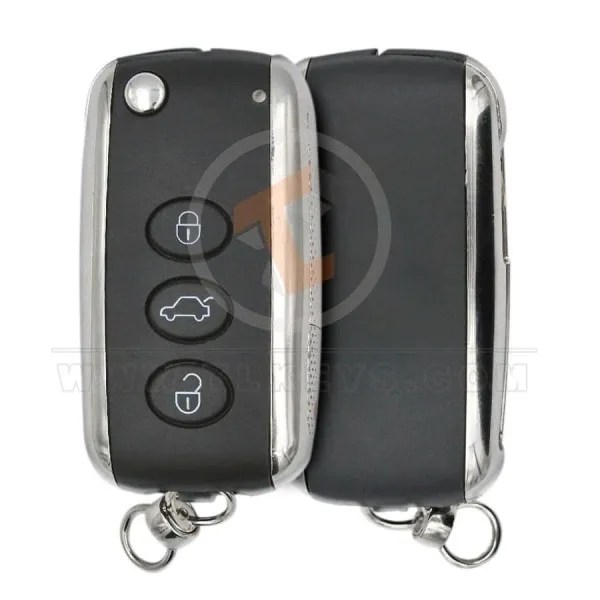 Bentley Flip Key Remote 433MHz 3 Buttons Panic Button No