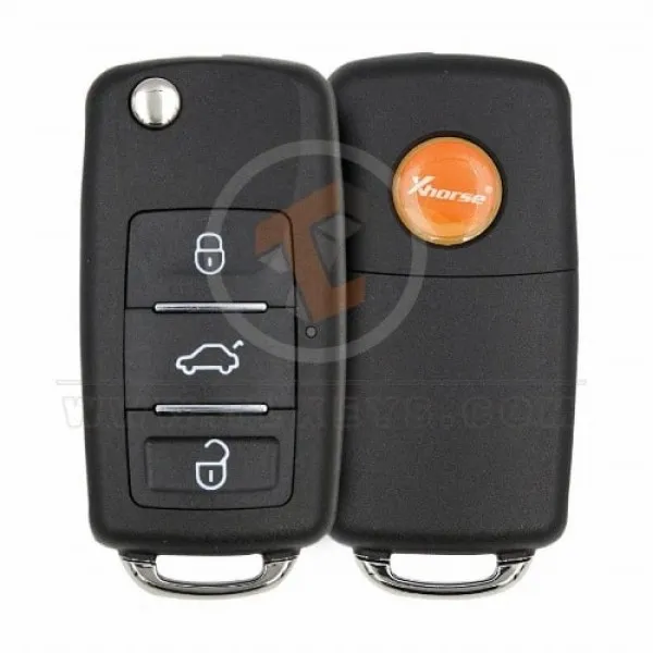Xhorse XKB510EN Wired Flip Key Remote 3 Buttons Without Chip Xhorse