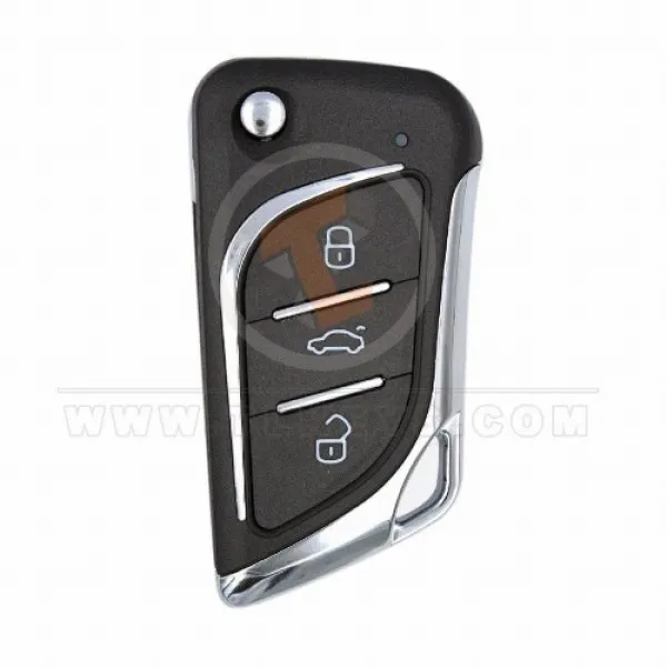 Xhorse XKLKS0EN Wired Flip Key Remote 3 Buttons Without Chip Buttons 3