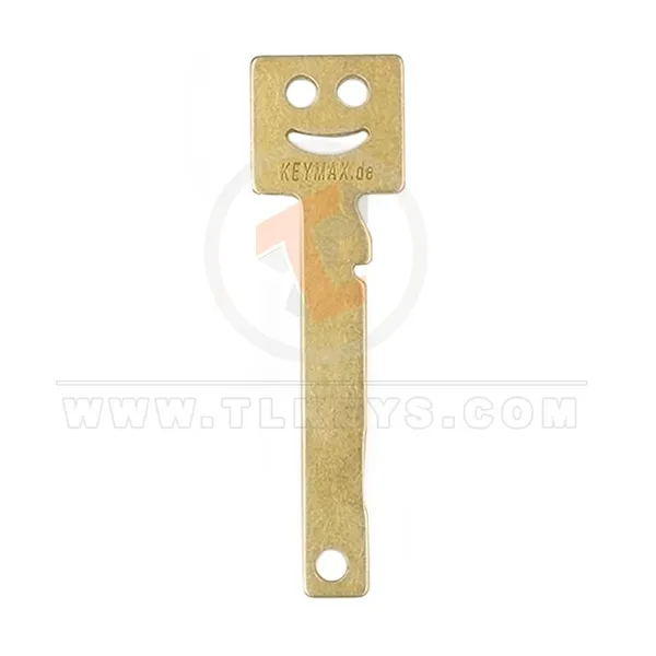 KEYMAX #23 Smiley Key ( Two colors available to choose Silver / Brass) Key Type House Blank Key