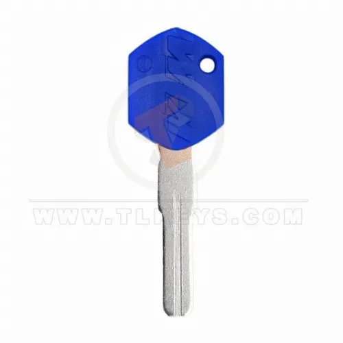 KTM Motorcycle Blank Key Color Blue - KT6 AFTERMARKET BRAND Status Aftermarket