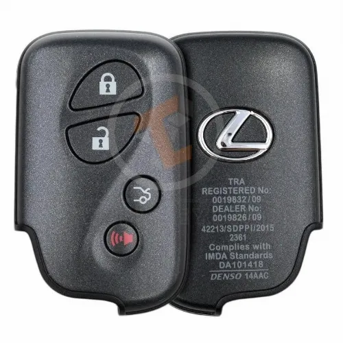 Genuine Lexus ES350 LS460 Smart Proximity 2009 2012 P/N: 89904-53321 Remote Type Smart Proximity