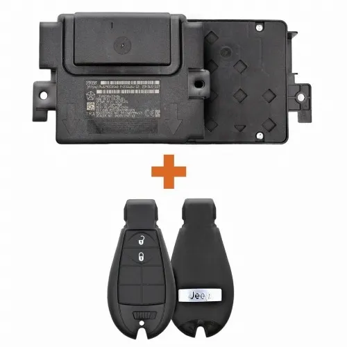 Original Jeep Cherokee with control units/modules+ 2 Fobik Remote key Buttons 2
