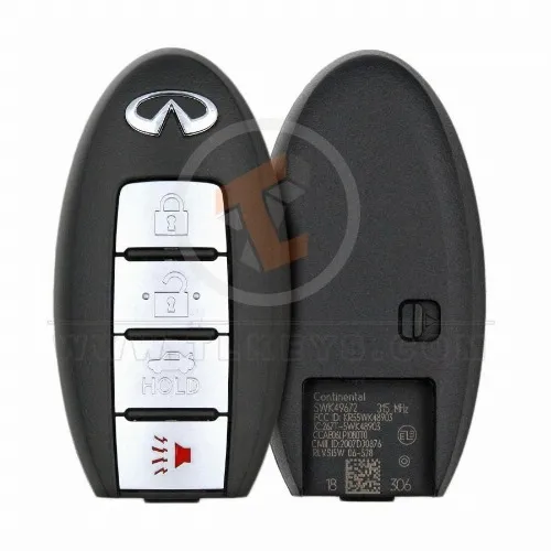 Genuine INFINITI Q60 Q40 Smart Proximity 2007 2016 P/N: 285E3-JK65A Remote Type Smart Proximity