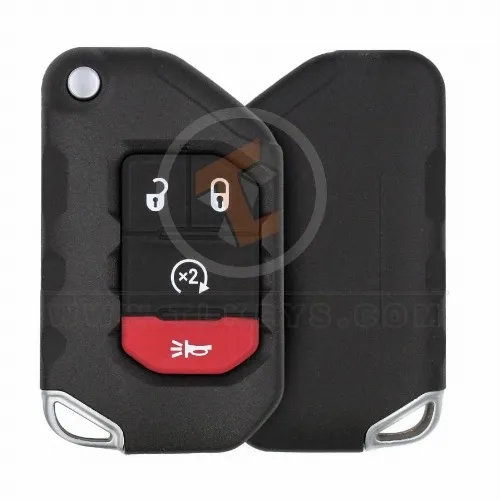 Jeep Wrangler Flip Key Remote 2018 2020 P/N: 68416784AB 433MHz Remote Type Flip Key Remote