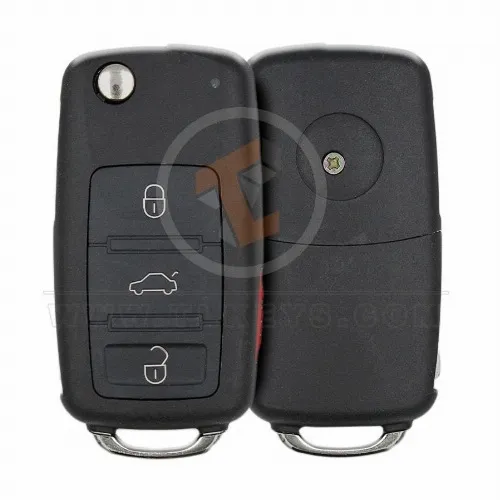 Volkswagen Touareg Flip Key Remote 2002 2010 433MHz 4 Buttons Remote Type Smart Proximity