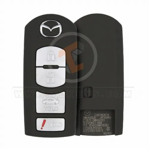 Genuine MAZDA MAZDA6 Smart Proximity 2010 2013 P/N: GSYL-67-5RY Remote Type Smart Proximity