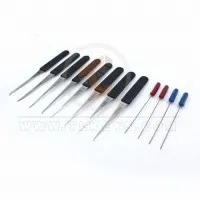 Klom 12 Pieces Broken Key Extractor Set - BLACK Opening Tool Type Pick Tool